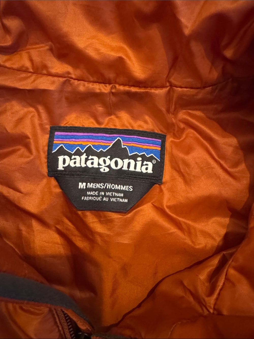 Patagonia Orange Puffer Vest - Picture 2 of 4
